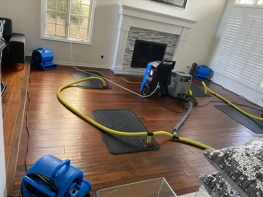 ZeroVap Restoration crew drying an Encino, CA home